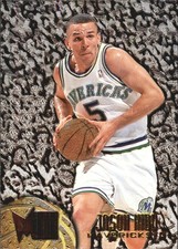 1995-96 Metal Basketball Silver Spotlight Parallel Card #22 Jason Kidd picture
