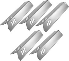 5-Pack Stainless Steel BBQ Gas Grill Heat Plate Shield Tent Replacement picture