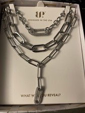 BP 2025 Luxe Layer Necklaces By NK20449 Clips Of Glam Silver Plating picture