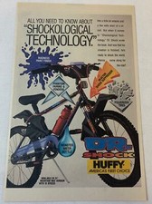 1993 HUFFY bicycle ad ~ Dr Shock Shockological Technology picture