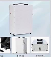 D-1029 UV Light Magic Mirror Skin Tester Analyzer for Face Survey, White picture