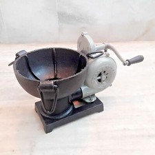 Vintage Style Forge Furnace With Hand Blower Pedal Type Handle Blacksmith Tool picture