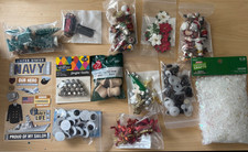 MISC. LOT CHRISTMAS SCRAPBOOKING CRAFTING SUPPLIES picture