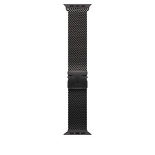 Apple Watch Band Ultra - Titanium Milanese Loop (49mm) - Small - Black Titanium picture