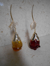 Vintage Avon Moonwind/Courting Rose Cologne Perfume Bottles Set of TWO picture