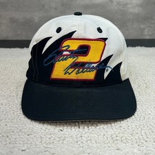 Vintage Nascar Rusty Wallace Sharktooth Snapback Hat OSFA Miller Lite Racing picture