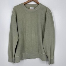 Saturdays New York City Mens Organic Cotton Terry Crewneck Sweatshirt Sage Green picture