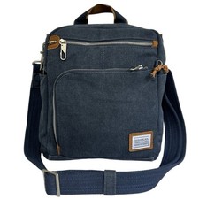 Travelon Anti-Theft Heritage Tour Bag Medium Indigo Blue Crossbody Travel picture