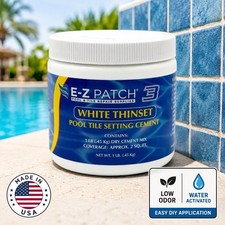 E-Z Patch 3 Pool Tile Thinset Cement for Repairs-Color Adjustable Adhesive(1 Lb) picture