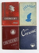 Vtg 1950s Crescent Yearbook Lot- Minerva, Ohio High School + Senior Class Book picture