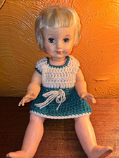 Efanbee Vintage 1964C  Play Doll Blonde Straight Hair Blue Sleep Eyes Plastic picture