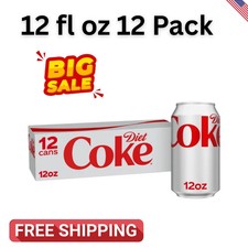 Diet Coke Soda Fridge Pack Cans, 12 fl oz, 12 Pack picture