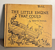 Vintage 1961 The Little Engine That Could By Watty Piper Hardcover Book Train picture
