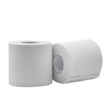 96/RL Toilet Tissue Pure Ply White 2-Ply Standard Size Cored Roll 500 Sheets picture