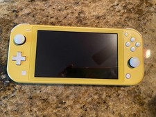 Nintendo Switch Lite Handheld Console Yellow, 32gb/512gb Card, Tested Working picture