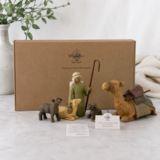 Willow Tree Shepherd and Stable Animals nativity figures _26105 picture