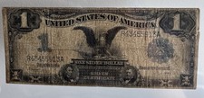 RARE 1899 $1 ONE DOLLAR “BLACK EAGLE” SILVER CERTIFICATE LARGE SIZE NOTE picture