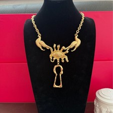 Schiaparelli Artistic abstract heavy-duty necklace with box picture
