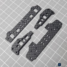 Tamiya Mini 4WD CNC Carbon Pivot Bumper Double Spring 10 Degree Hinge AT picture