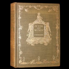 1911 Rare Peter Pan First Edition - Peter and Wendy by James Matthew Barrie picture