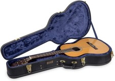 Crossrock 4/4 Full Size Classical Guitar Case, Arch-top Wooden Hardshell, Black picture