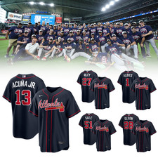 HOT ITEM 2026 NL East Champions - Atlanta Braves Navy Alternate Jersey All Size picture