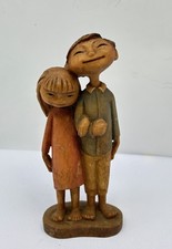 Siegfried Hafner Early ANRI Wood Carving Italy Happy Children Collection picture