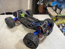 Traxxas Maxx 4s Ultimate Edition Roller Slider Chassis Rc Truck W Light Kit Used picture