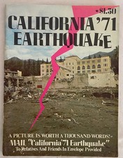 Vintage 1971 Los Angeles *California Earthquake* Pictorial Booklet KILLER QUAKE picture