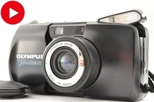 [US Duty Paid] Olympus mju Zoom 105 Black 35mm Film Camera JAPAN #L482-R picture