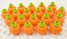 20 NEW LEGO PUMPKINS LOT farm halloween minifigure thanksgiving pumpkin patch picture