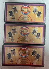 (3) 1991-92 Upper Deck Basketball Factory Sealed Set Michael Jordan Hologram picture