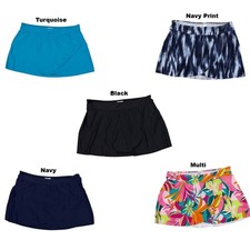 Anne Cole Limited Edition Women's Mid-Rise UPF 50 Swim Skirt picture