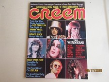 1974 America's Only Rock 'n' Roll Magaine Creem Three Dog Night, Led Zeppelin + picture