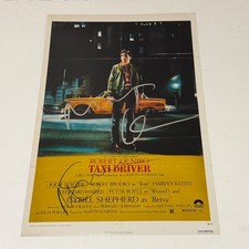 Martin Scorsese & Robert De Niro Autographed Taxi Driver 11x17 Photo A picture