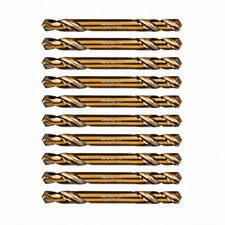 HSS M35 Cobalt Double End Drill Bit Spiral Flute 2 Cutting Points Short Steel picture