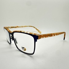 NEW eyebobs Reading Glasses NO BRAINER 3160 10 54mm (+2.50) Blue / Clear Yellow picture