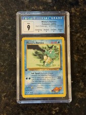 Misty's Horsea 1st Edition 87/132 CGC 9 Mint TCG Pokemon 2000 Gym Challenge WotC picture