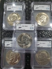 1977-D Eisenhower Dollar ICG MS67  Below Dealer Bid/Ask Wholesale 1.8K-2.5K picture