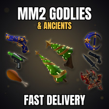 CHEAP Chromas Sets Godlys Ancients Murder Mystery 2 MM2 Roblox picture