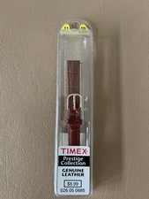 New VOGUESTRAP Brown Genuine Leather Alligator Print Watch Band 11 MM picture