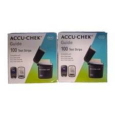 200 Accu- Chek Guide Test Strips  Exp 01/26/28 Diabetic Glucose picture