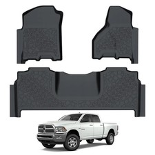 Car Floor Mats for Dodge Ram 2500 Mega Cab All-Weather Floors Carpet Mat (201... picture