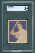 1949 Bowman #29 RALPH KINER HOF Pittsburgh Pirates SGC 3 