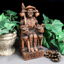Odin Statue - Norse Viking God Figure Home Decor - Dryad Design Rune Statue picture