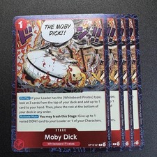 4x Moby Dick OP16-021 - One Piece TCG English Playset Near Mint picture