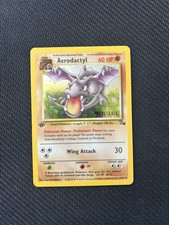 Wizards of the Coast Aerodactyl Prerelease Holo Fossil 1/62 English 1999 picture