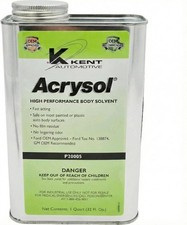 Kent Acrysol P20005 Body Solvent Cleaner 32oz, Automotive Paint Prep Wax Grease picture