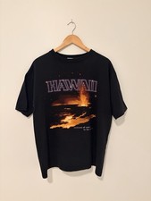 Vintage Hawaii t-shirt Black Volcano made in USA 100% cotton picture