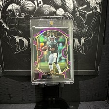 2020 Panini Select - Concourse Jalen Hurts #50 Purple Prizm Die-Cut picture